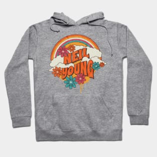 Retro Rainbow - Neil Young Hoodie